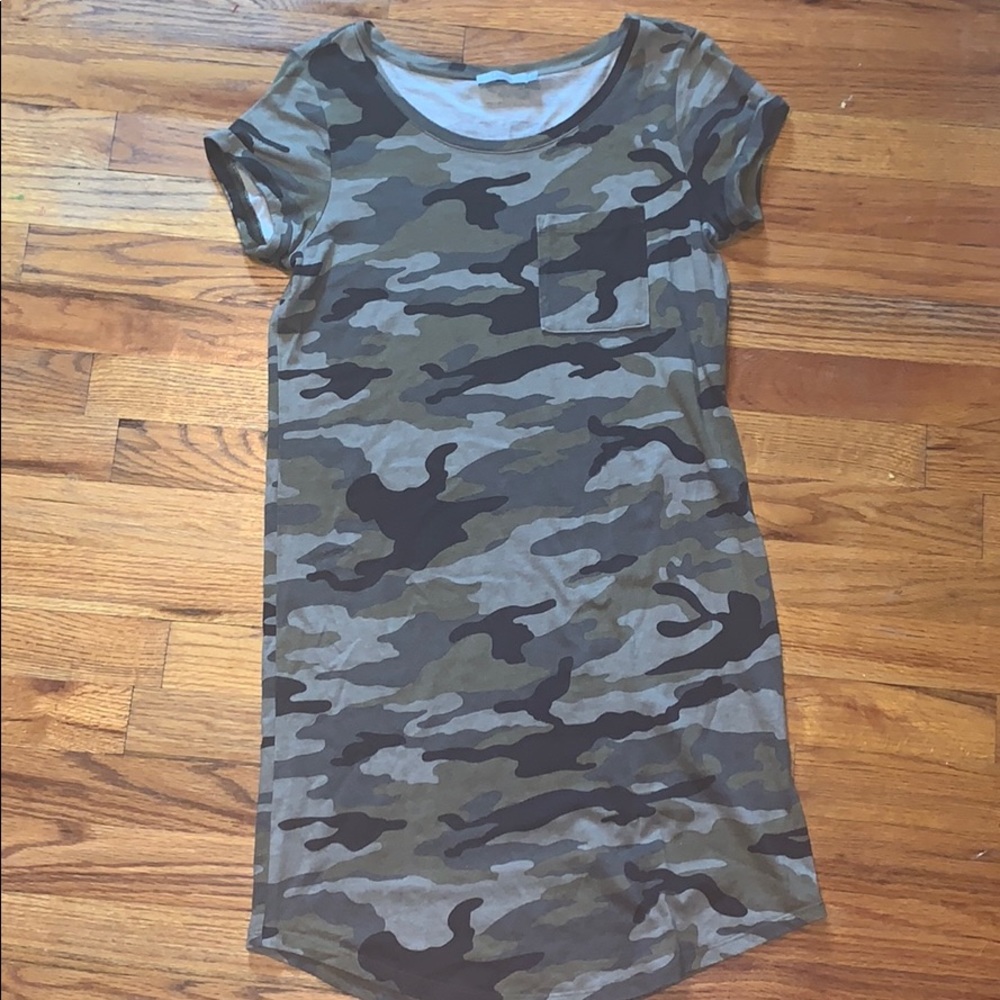 camo dress